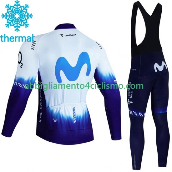 Uomo Invernale Completo Maglie e Calzamaglia con bretelle Movistar Iceberg 2023