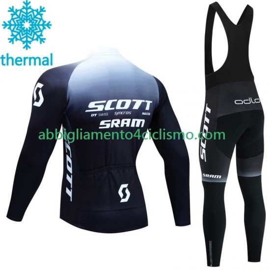 Uomo Invernale Completo Maglie e Calzamaglia con bretelle Scott Sram 2023