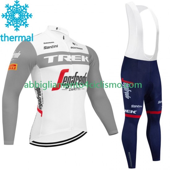 Uomo Invernale Completo Maglie e Calzamaglia con bretelle Trek Segafredo 2023 N003