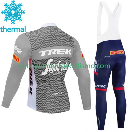 Uomo Invernale Completo Maglie e Calzamaglia con bretelle Trek Segafredo 2023 N003