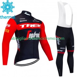 Uomo Invernale Completo Maglie e Calzamaglia con bretelle Trek Segafredo 2023
