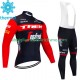 Uomo Invernale Completo Maglie e Calzamaglia con bretelle Trek Segafredo 2023