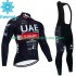 Uomo Invernale Completo Maglie e Calzamaglia con bretelle Uae Emirates 2023 N001