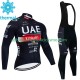 Uomo Invernale Completo Maglie e Calzamaglia con bretelle Uae Emirates 2023 N001