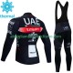 Uomo Invernale Completo Maglie e Calzamaglia con bretelle Uae Emirates 2023 N001
