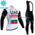 Uomo Invernale Completo Maglie e Calzamaglia con bretelle Uae Emirates 2023 N002