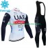Uomo Invernale Completo Maglie e Calzamaglia con bretelle Uae Emirates 2023