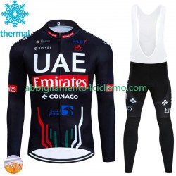 Uomo Invernale Completo Maglie e Calzamaglia con bretelle Uae Emirates 2024 N001