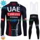 Uomo Invernale Completo Maglie e Calzamaglia con bretelle Uae Emirates 2024 N001