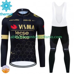 Uomo Invernale Completo Maglie e Calzamaglia con bretelle Visma Lease A Bike 2024 N001