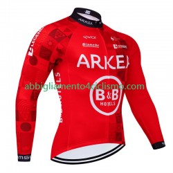 Uomo Maglia Ciclismo Maniche Lunghe Arkea Bb Hotels Excalibur 2024