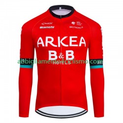 Uomo Maglia Ciclismo Maniche Lunghe Arkea Bb Hotels 2024