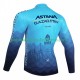 Uomo Maglia Ciclismo Maniche Lunghe Astana Qazaqstan 2023