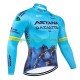 Uomo Maglia Ciclismo Maniche Lunghe Astana Qazaqstan 2024 N001