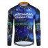 Uomo Maglia Ciclismo Maniche Lunghe Astana Qazaqstan 2024