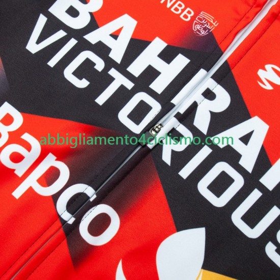 Uomo Maglia Ciclismo Maniche Lunghe Bahrain Victorious 2023