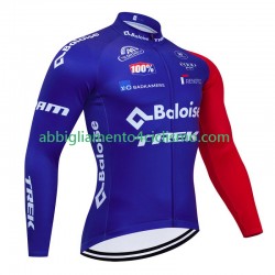 Uomo Maglia Ciclismo Maniche Lunghe Baloise Trek 2023
