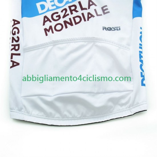 Uomo Maglia Ciclismo Maniche Lunghe Decathlon Ag2R 2024