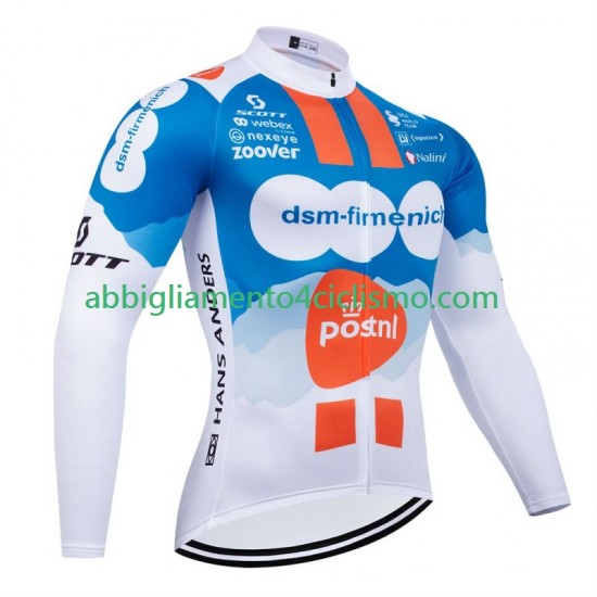 Uomo Maglia Ciclismo Maniche Lunghe Dsm 2024