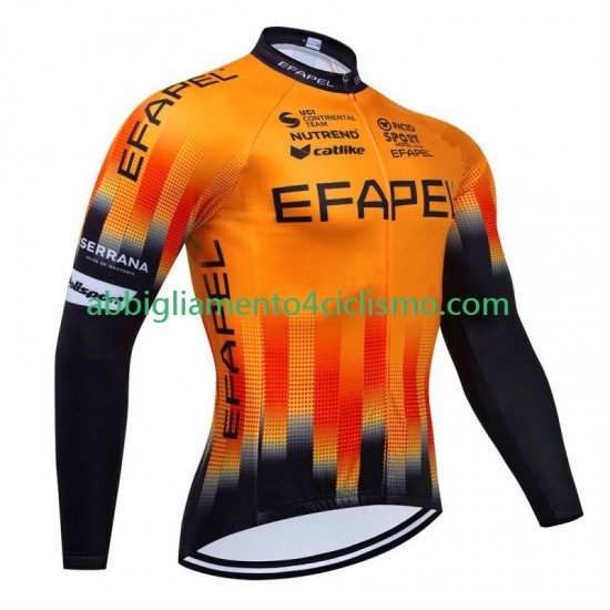 Uomo Maglia Ciclismo Maniche Lunghe Efapel 2024