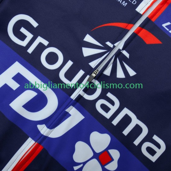 Uomo Maglia Ciclismo Maniche Lunghe Fdj Groupama 2023