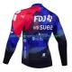 Uomo Maglia Ciclismo Maniche Lunghe Fdj Suez 2024