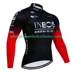 Uomo Maglia Ciclismo Maniche Lunghe Ineos Grenadier 2023 N002