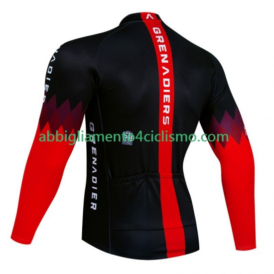 Uomo Maglia Ciclismo Maniche Lunghe Ineos Grenadier 2023 N002
