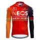 Uomo Maglia Ciclismo Maniche Lunghe Ineos Grenadier 2024