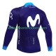 Uomo Maglia Ciclismo Maniche Lunghe Movistar 2023