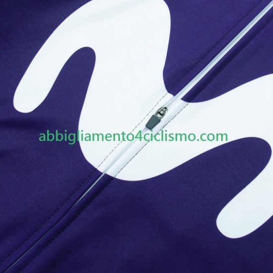 Uomo Maglia Ciclismo Maniche Lunghe Movistar 2023