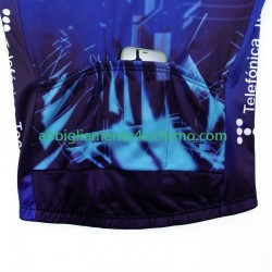 Uomo Maglia Ciclismo Maniche Lunghe Movistar 2024