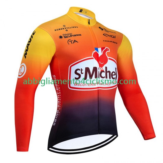 Uomo Maglia Ciclismo Maniche Lunghe Saint Michel Auber 93 2023