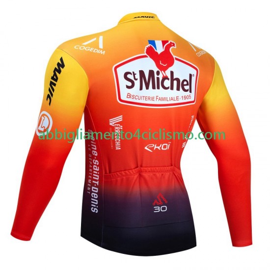 Uomo Maglia Ciclismo Maniche Lunghe Saint Michel Auber 93 2023