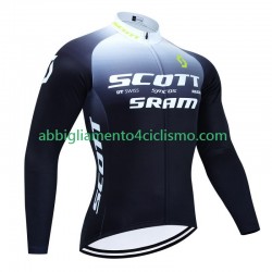 Uomo Maglia Ciclismo Maniche Lunghe Scott Sram 2023