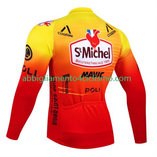 Uomo Maglia Ciclismo Maniche Lunghe St Michel Auber 93 Mavic 2024