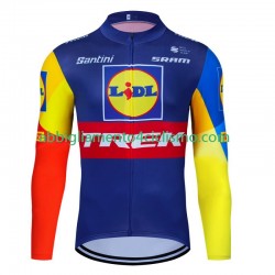 Uomo Maglia Ciclismo Maniche Lunghe Trek Lidl 2024