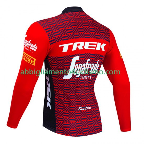 Uomo Maglia Ciclismo Maniche Lunghe Trek Segafredo 2023