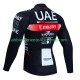 Uomo Maglia Ciclismo Maniche Lunghe Uae Emirates 2023 N001