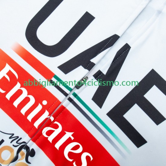 Uomo Maglia Ciclismo Maniche Lunghe Uae Emirates 2023