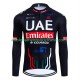 Uomo Maglia Ciclismo Maniche Lunghe Uae Emirates 2024 N001