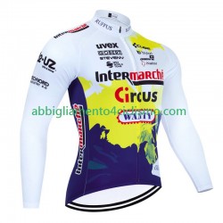 Uomo Maglia Ciclismo Maniche Lunghe Wanty Circus 2023 Noir