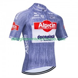 Uomo Maglia Ciclismo Maniche Corte Alpecin Deceuninck 2024