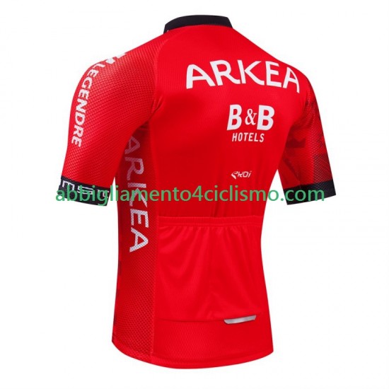 Uomo Maglia Ciclismo Maniche Corte Arkea Bb Hotels Excalibur 2024