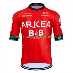 Uomo Maglia Ciclismo Maniche Corte Arkea Bb Hotels 2024