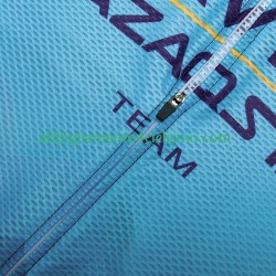 Uomo Maglia Ciclismo Maniche Corte Astana Qazaqstan 2023