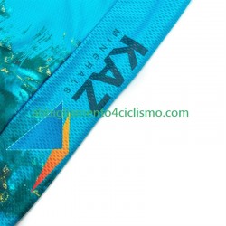 Uomo Maglia Ciclismo Maniche Corte Astana Qazaqstan 2024 N001