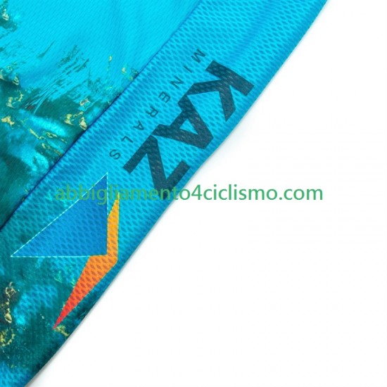 Uomo Maglia Ciclismo Maniche Corte Astana Qazaqstan 2024 N001