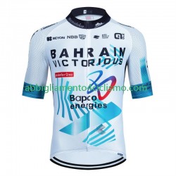 Uomo Maglia Ciclismo Maniche Corte Bahrain Victorious 2024