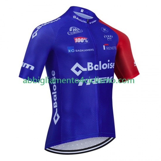 Uomo Maglia Ciclismo Maniche Corte Baloise Trek 2023